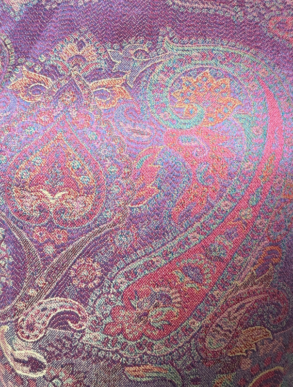 Châle en Soie Aishiteru Seraphis – Tapisserie Orchidée