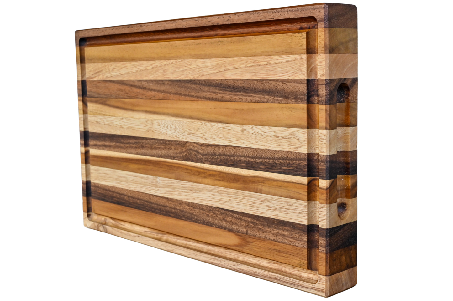 Premium Wood Cutting board "Sky Lines" M Size