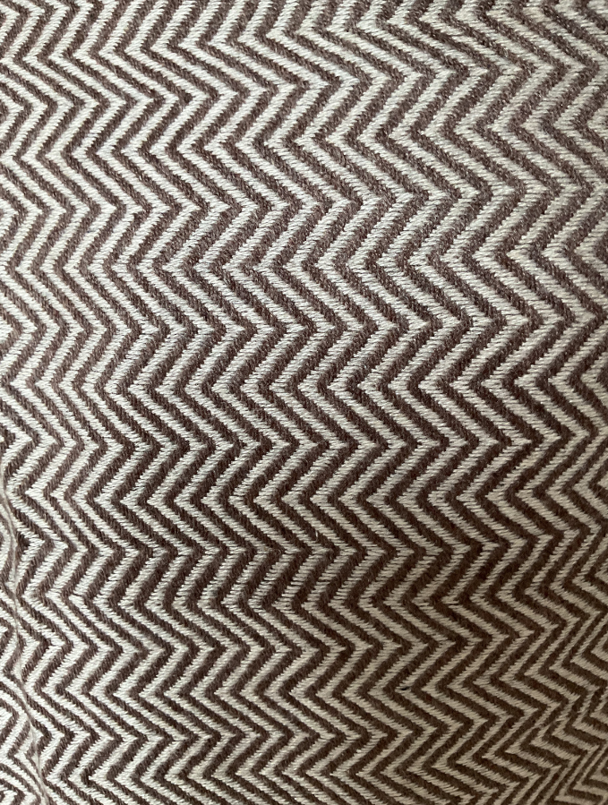 Écharpe en cachemire tissé Aishiteru Noelle – Harmonie en chevrons