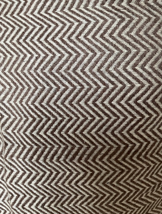 Écharpe en cachemire tissé Aishiteru Noelle – Harmonie en chevrons