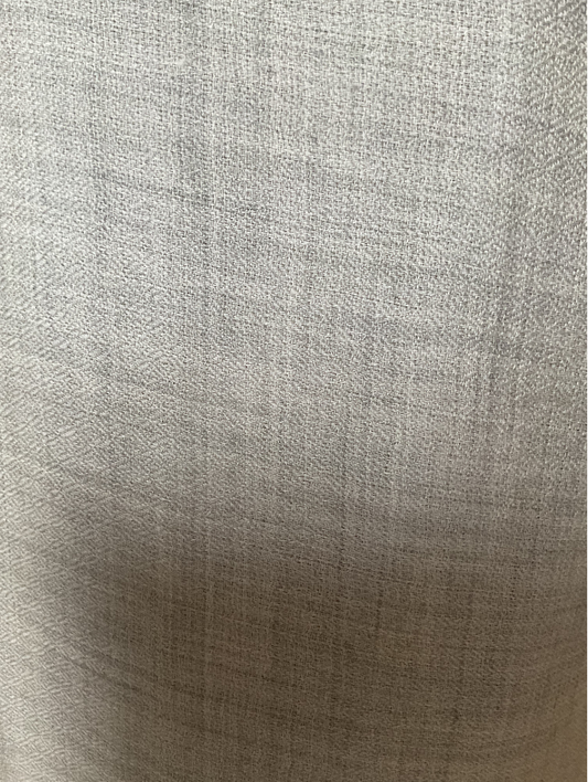 Écharpe en cachemire Aishiteru Elise – Sérénité ivoire pure