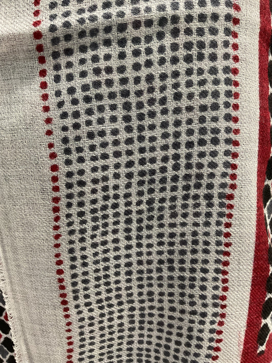 Châle en cachemire Aishiteru Leona – Élégance Géométrique