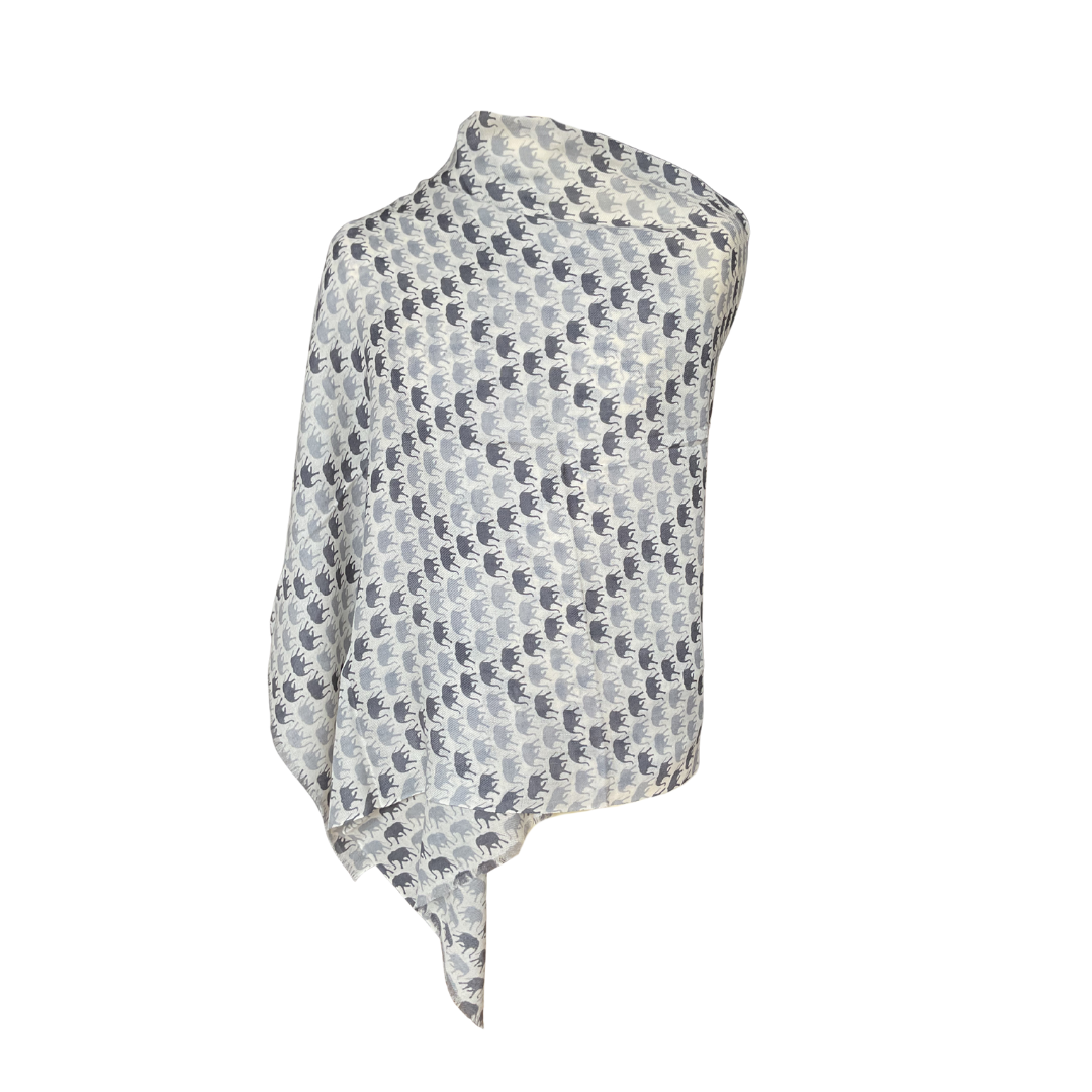 Aishiteru – Écharpe en Cachemire Imprimée Elea – Force en Mouvement