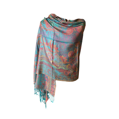 Aishiteru Samira Seidenschal – Florale Strahlkraft