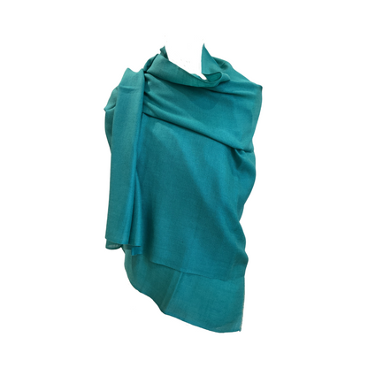 Châle en cachemire Aishiteru Nerida – Murmure de l’océan