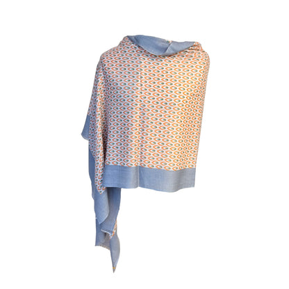 Aishiteru Elowen – Châle en cachemire imprimé, rythme délicat