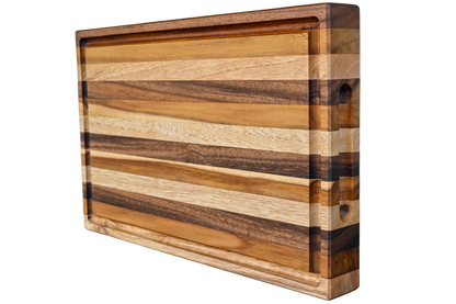 Planche à découper en bois massif "Sky Lines" 