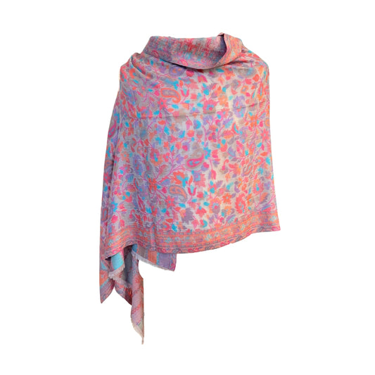 Aishiteru Meliora Kani – Châle en cachemire tissé Kani, murmure délicat