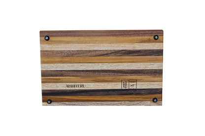 Planche à découper en bois massif "Sky Lines" 