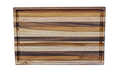 Planche à découper en bois massif "Sky Lines" 