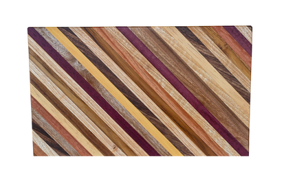 Planche à découper en bois massif "Harmony Lines" 