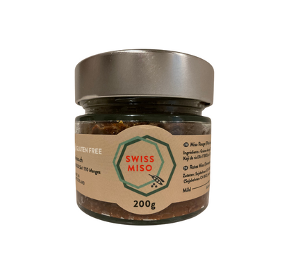 SwissMiso – Rotes Miso (Unpasteurisiert, 200g)
