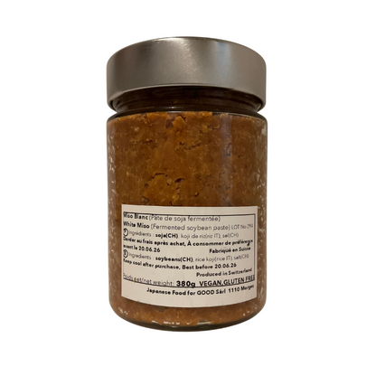 SwissMiso – Weißes Miso (Unpasteurisiert, 380g)
