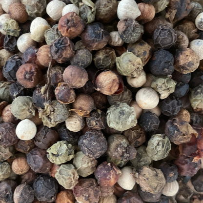 Poivrier de dégustation - Poivre noir, blanc, vert, fumé & mixte