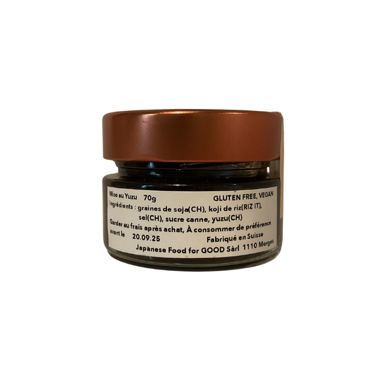 SwissMiso – Yuzu Miso (non pasteurisé, 70 g)