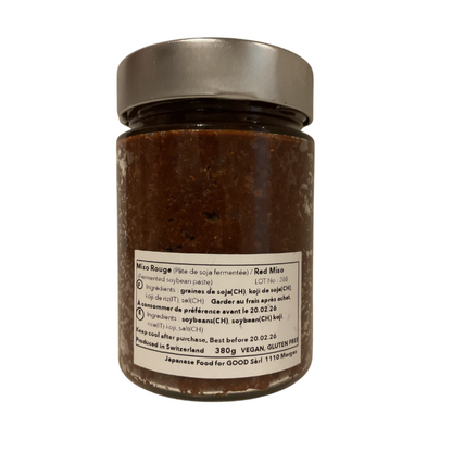 SwissMiso – Rotes Miso (Unpasteurisiert, 380g)