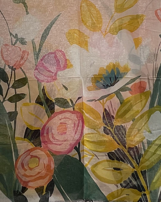„Summer Bloom“ Leinen-Schal (Limitierte Edition)