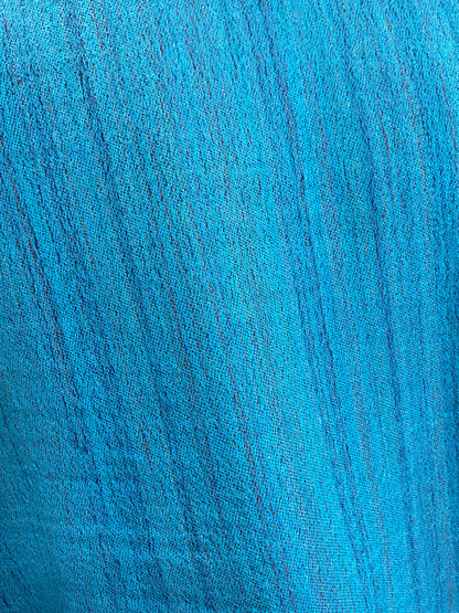 Châle en cachemire Amara Kani – Symphonie Turquoise