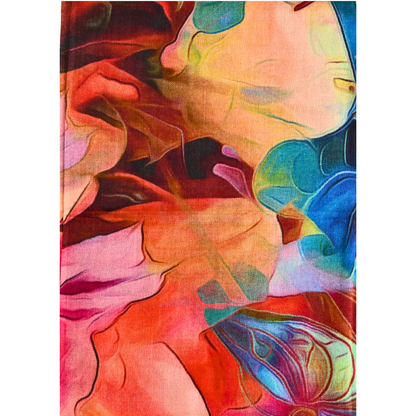 Echarpe en cachemire Radiant Bloom