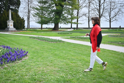 Echarpe en cachemire Rouge Pur