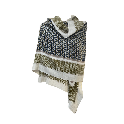 Echarpe en cachemire Indigo Harmony