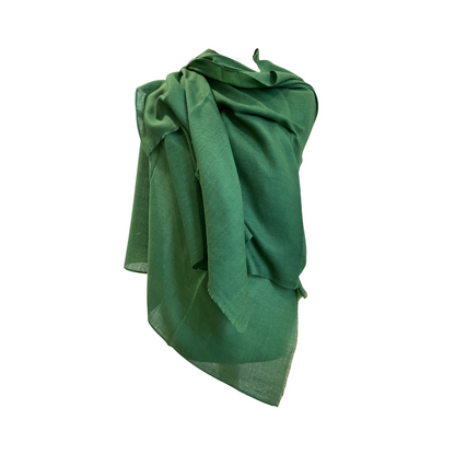 Châle en cachemire Aishiteru Esmeralda – Harmonie éternelle
