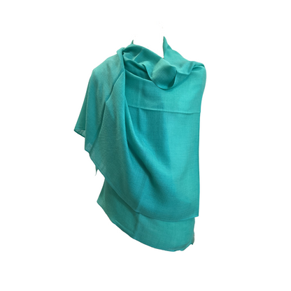 Aishiteru Marina Cashmere Shawl – Ocean Serenity